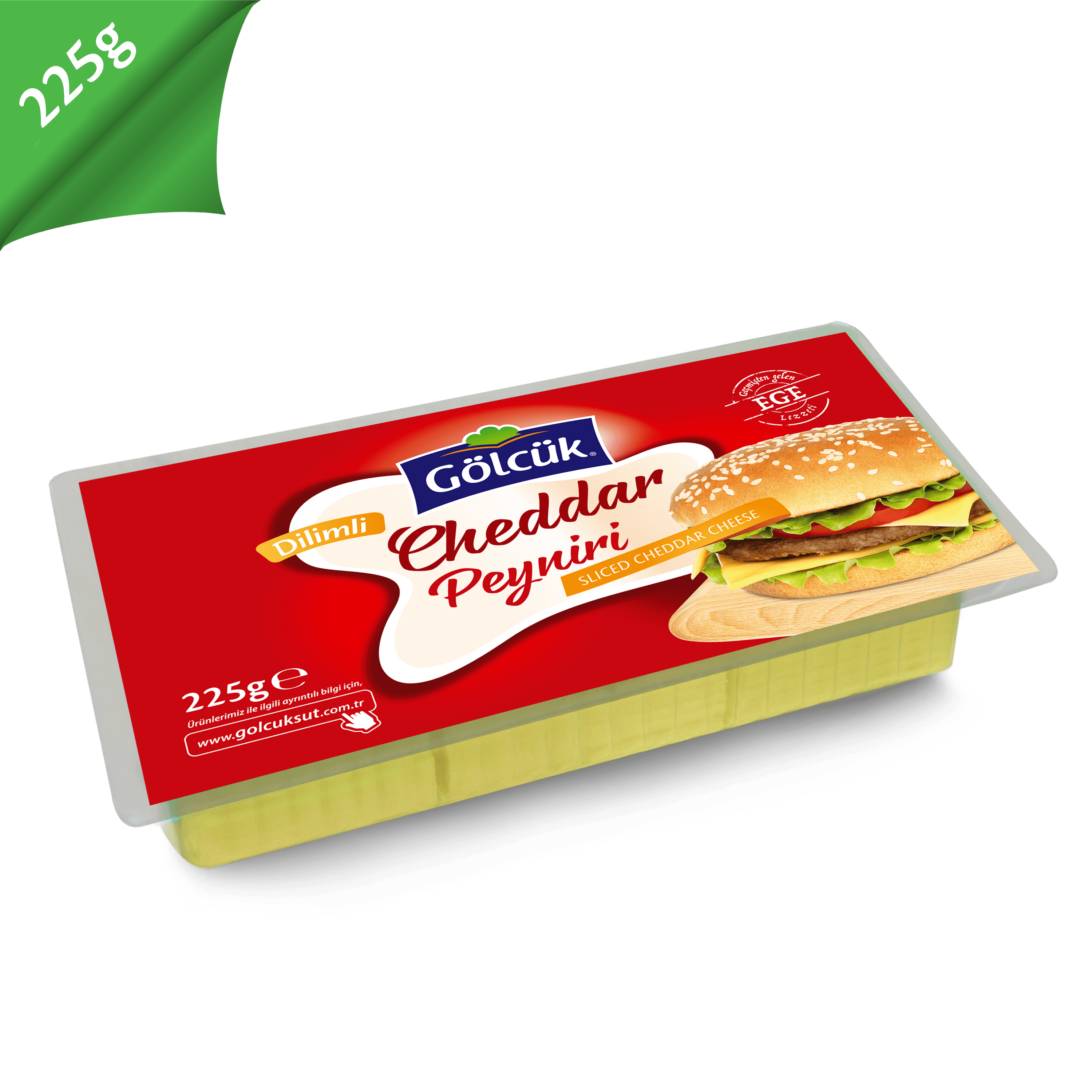225 GR CHEDDAR HAMBURGER PEYNİRİ | GÖLCÜK SÜT VE SÜT ÜRÜNLERİ